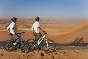 Desert mountain bike excursion